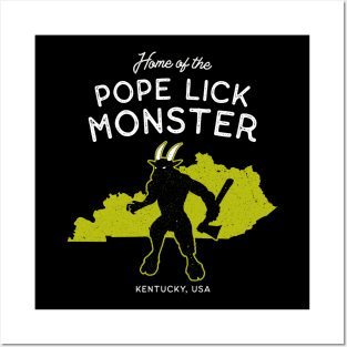 Home of the Pope Lick Monster - Kentucky, USA Cryptid Posters and Art